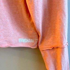 Gym Shark Shirt - coral colour